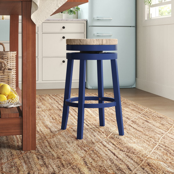 Navy blue adjustable online bar stools